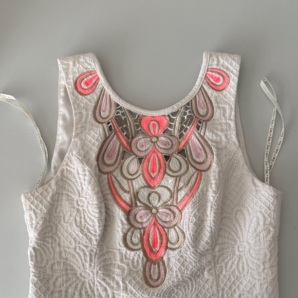 Lilly Pulitzer White Dress with Pink Embroidery - Picture 11 of 14